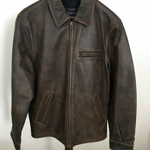 American Eagle Outfitters rustic leather jacket